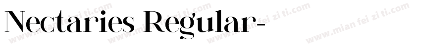 Nectaries Regular字体转换